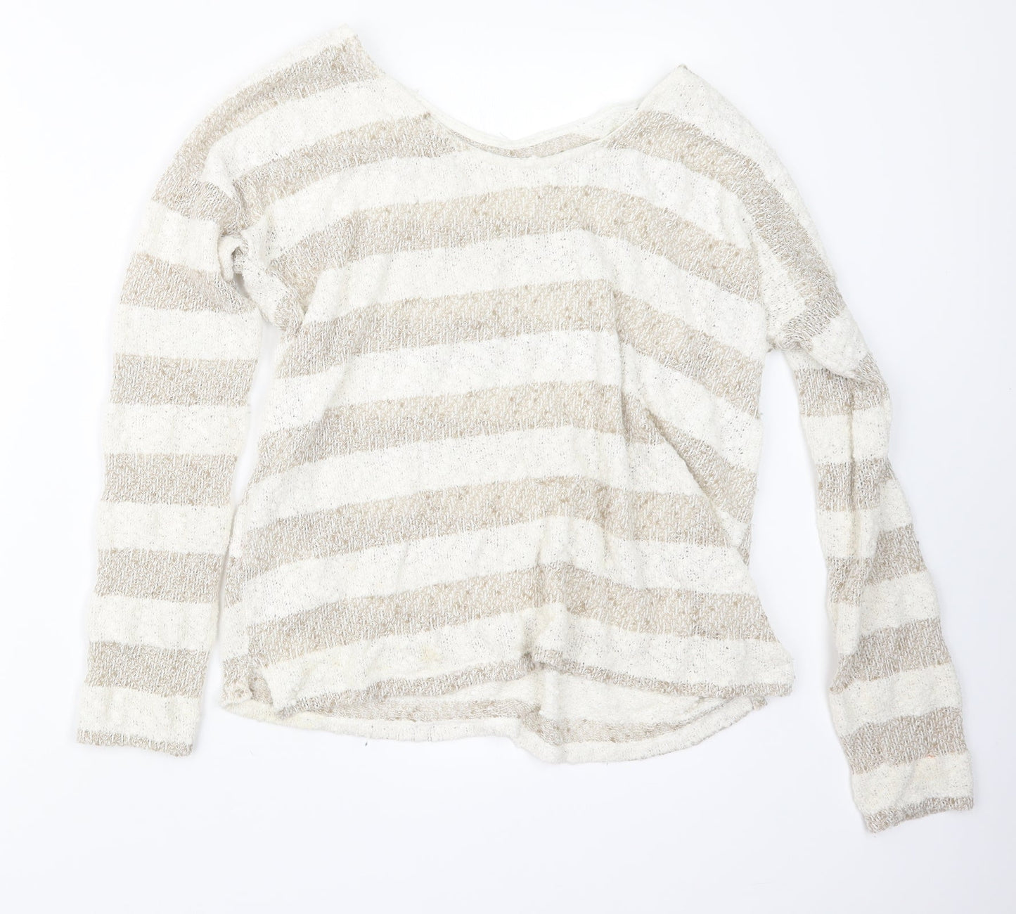 Atmosphere Womens Beige  Knit Pullover Jumper Size 12
