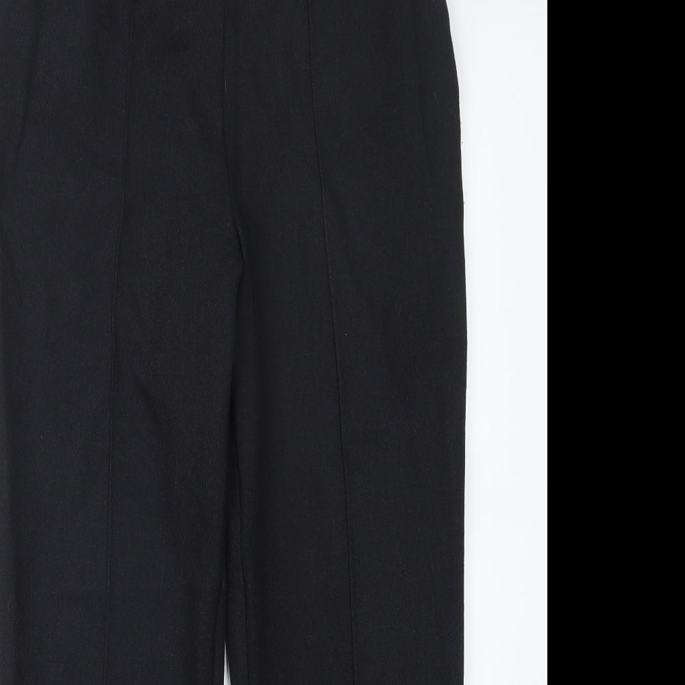 Papaya Womens Black   Trousers  Size 10 L28 in