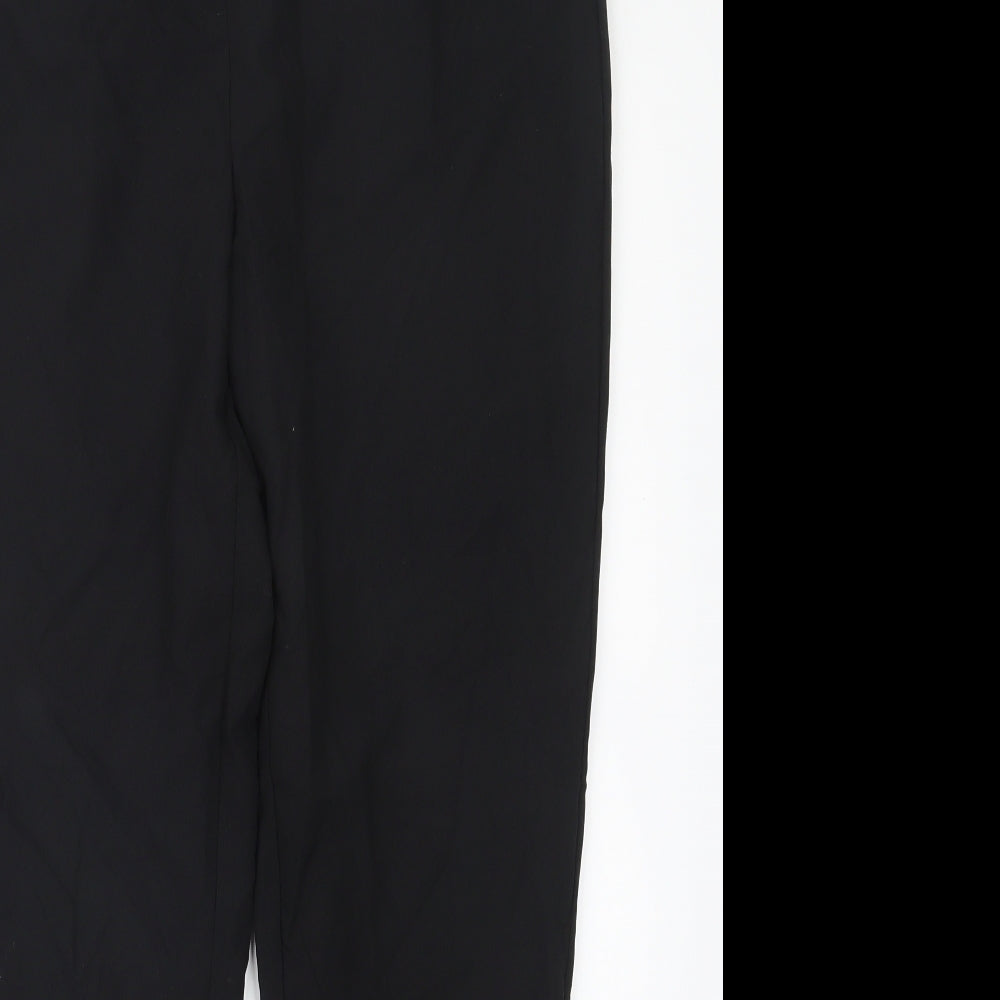 F&F Womens Black   Trousers  Size 14 L27.5 in