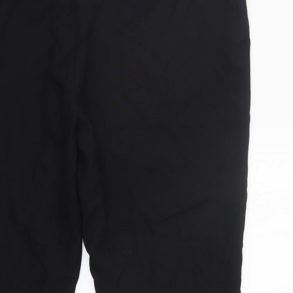 F&F Womens Black   Trousers  Size 14 L27.5 in