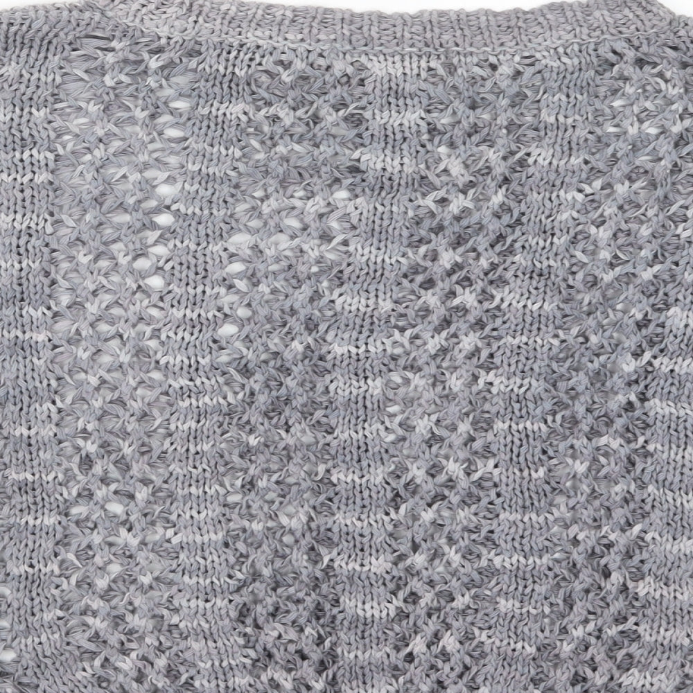 Marks and Spencer Womens Grey  Knit Pullover Jumper Size 12