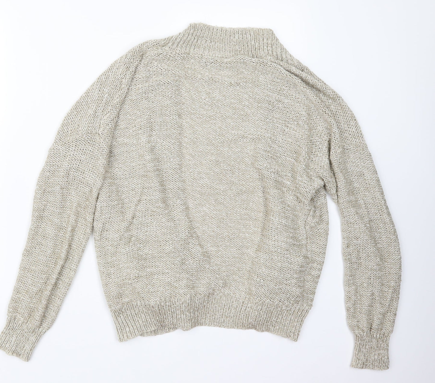 Wallis Womens Beige  Knit Cardigan Jumper Size M