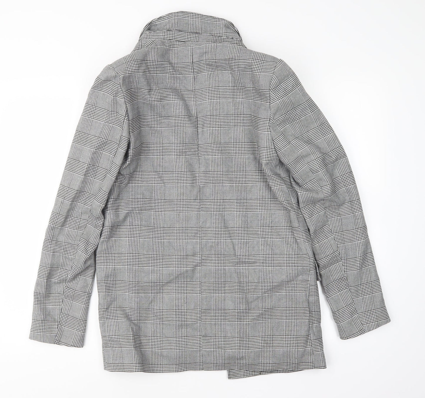 New Look Womens Black Houndstooth  Jacket  Size 8