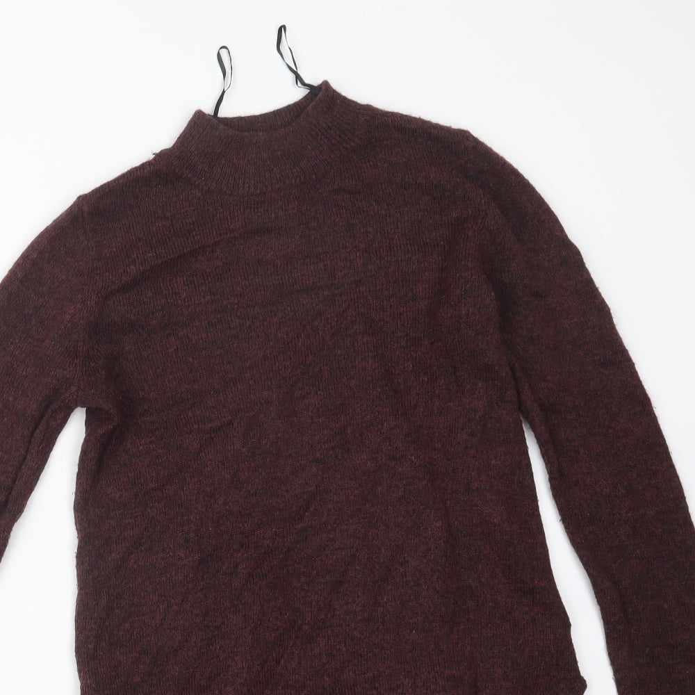 H&M Womens Purple  Knit Pullover Jumper Size XS