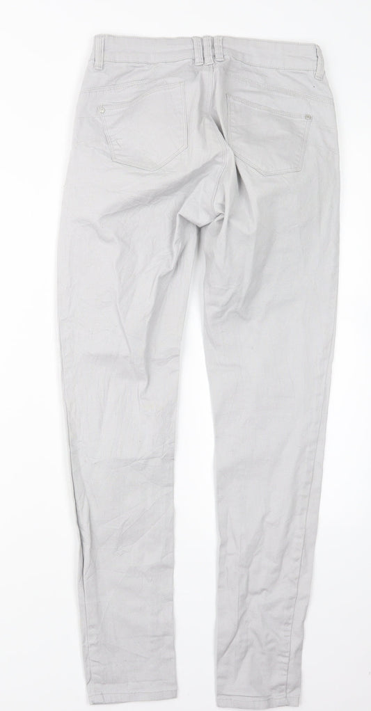 Terranova Womens Grey  Denim Straight Jeans Size S L30 in