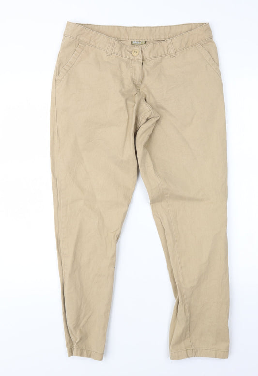 OKAY Womens Beige   Straight Jeans Size 31 in L26.5 in