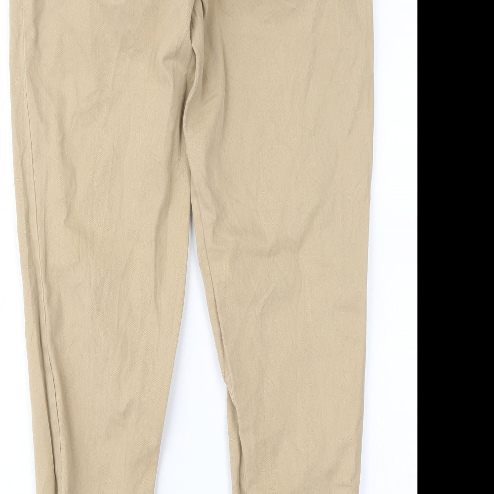 OKAY Womens Beige   Straight Jeans Size 31 in L26.5 in