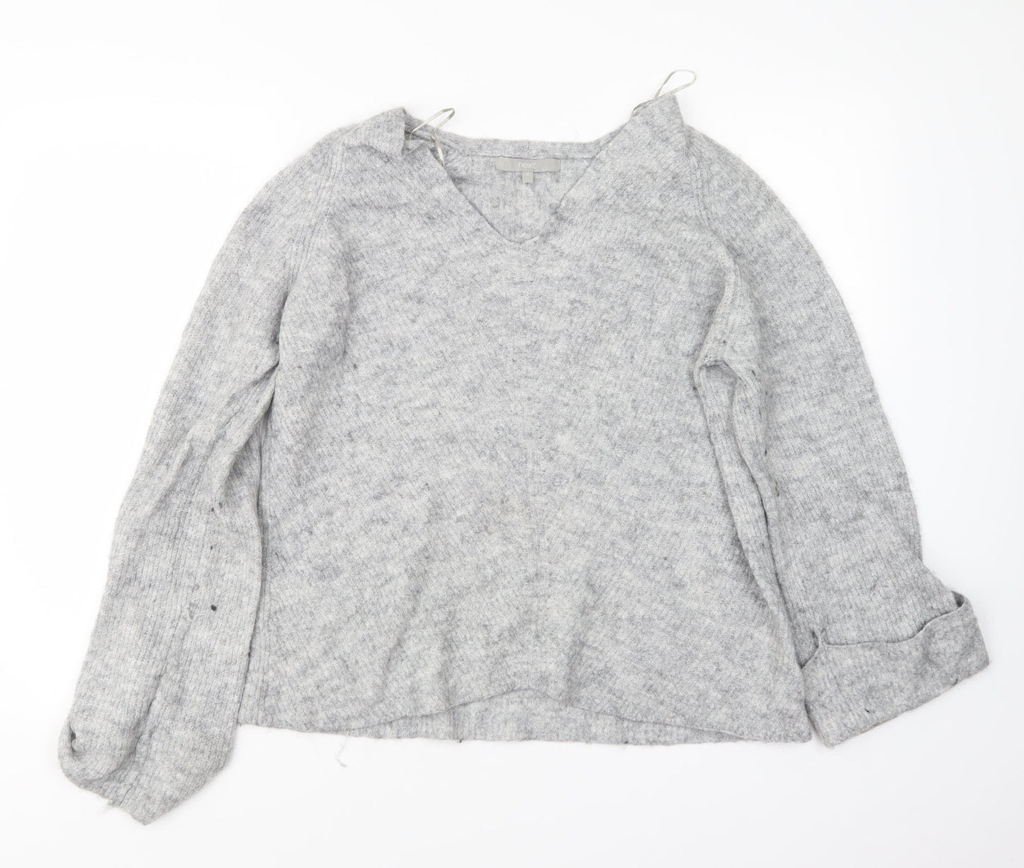 NEXT Womens Grey  Knit Pullover Jumper Size M