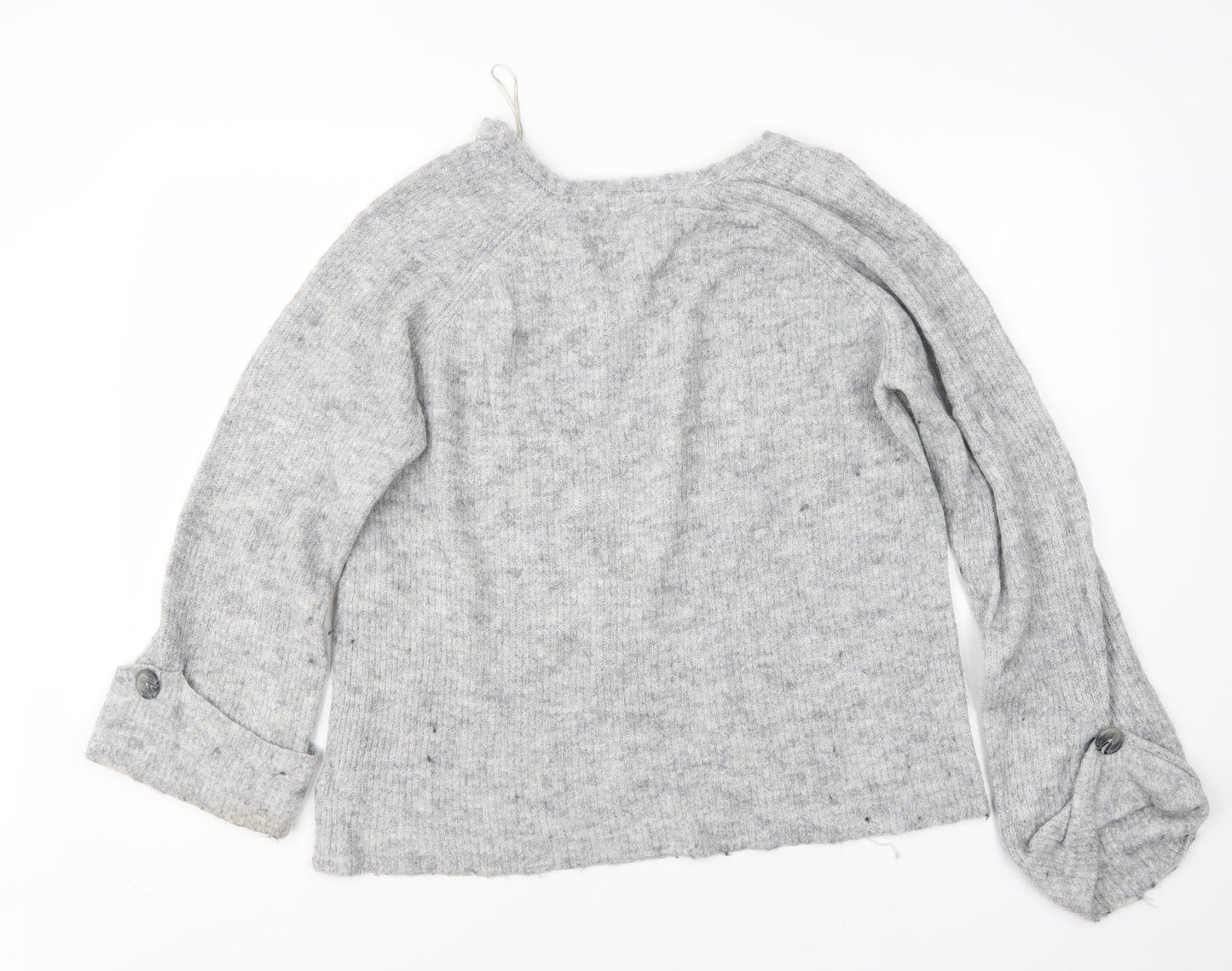 NEXT Womens Grey  Knit Pullover Jumper Size M