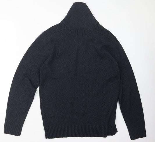 George Mens Blue  Knit Pullover Jumper Size M
