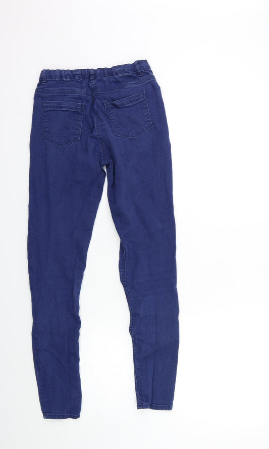 Matalan Girls Blue  Denim Skinny Jeans Size 13 Years