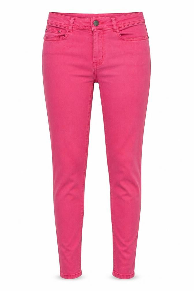 Preworn Womens Pink  Denim Skinny Jeans Size 23 in L30 in