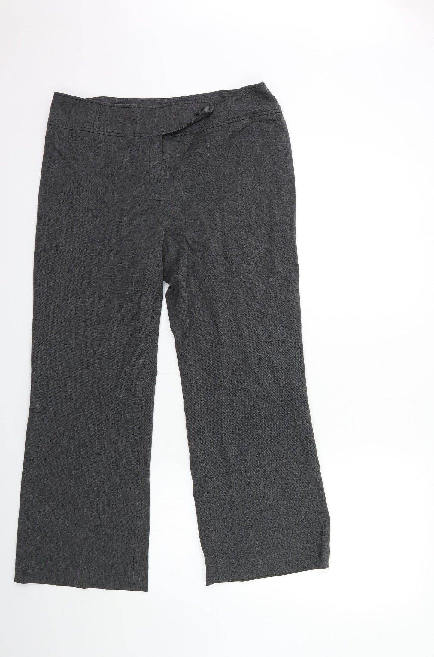 NEXT Womens Grey   Trousers  Size 14 L26 in