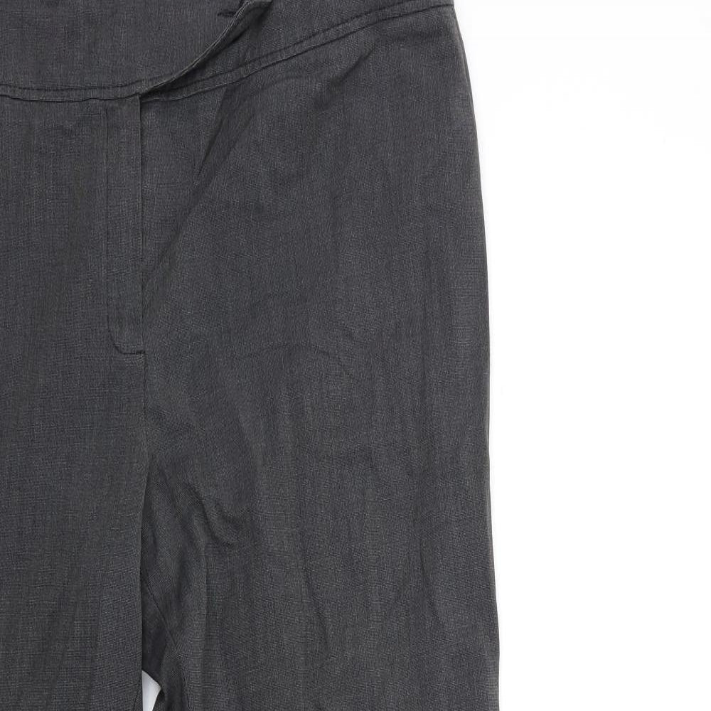 NEXT Womens Grey   Trousers  Size 14 L26 in
