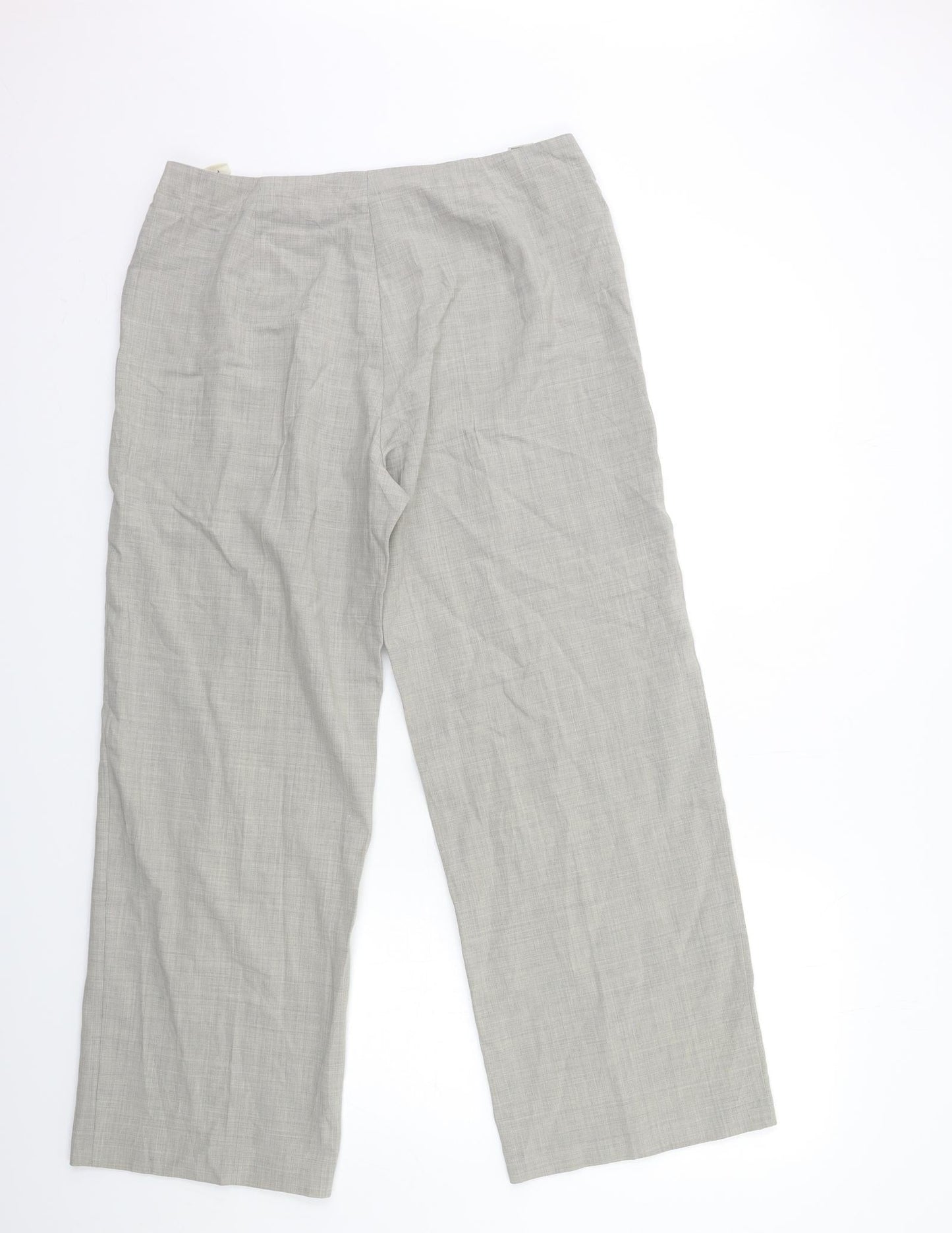 BHS Womens Grey   Trousers  Size 16 L20 in