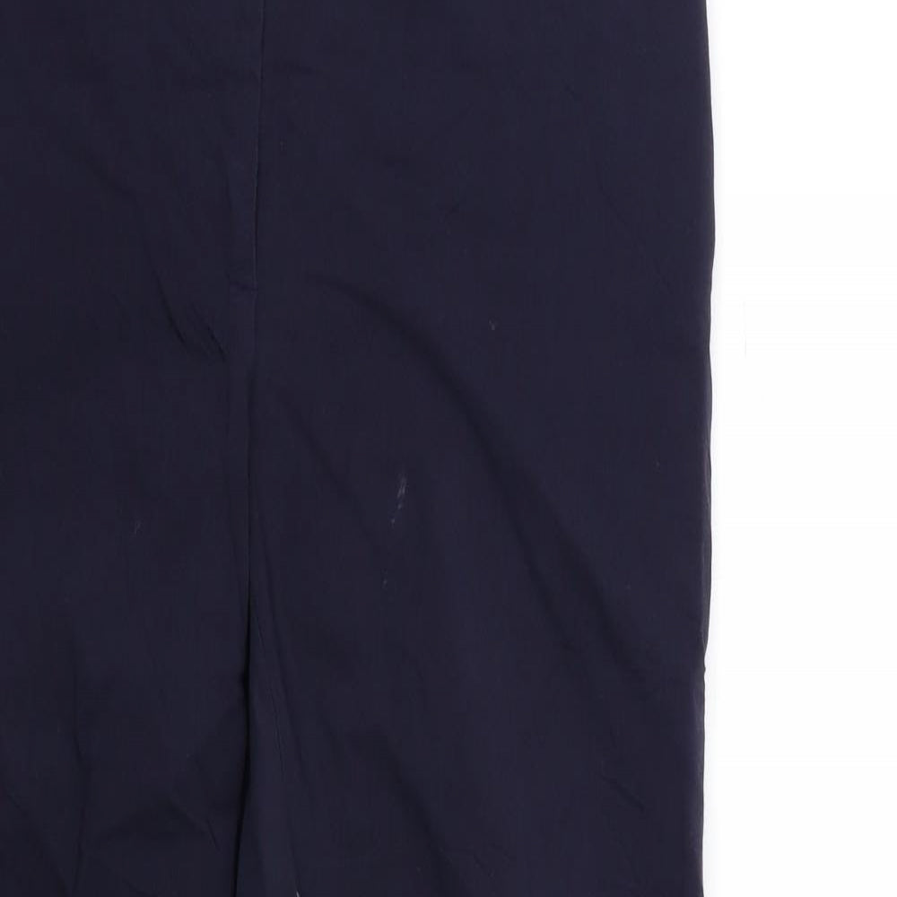 H&M Womens Blue   Trousers  Size 10 L28 in