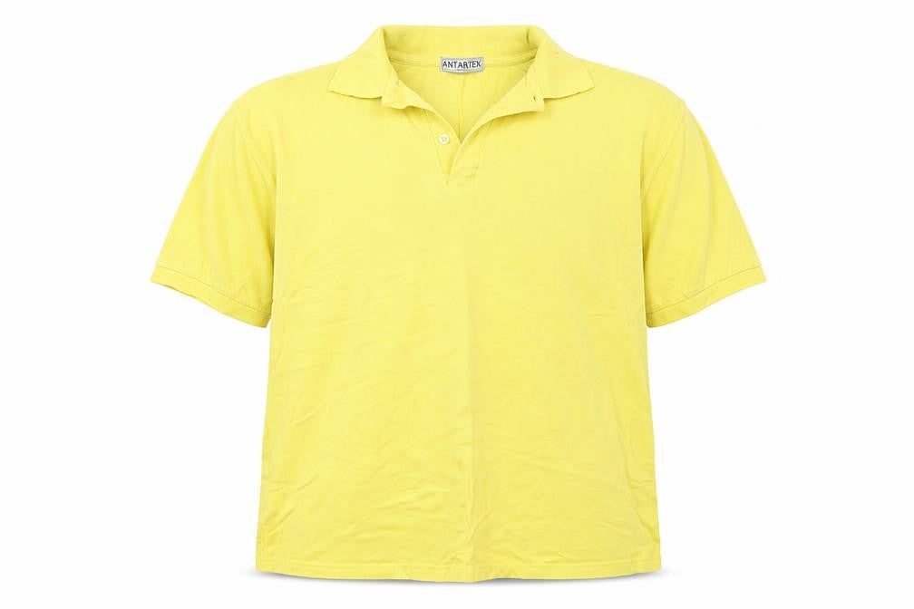 antartex Mens Yellow    Polo Size M