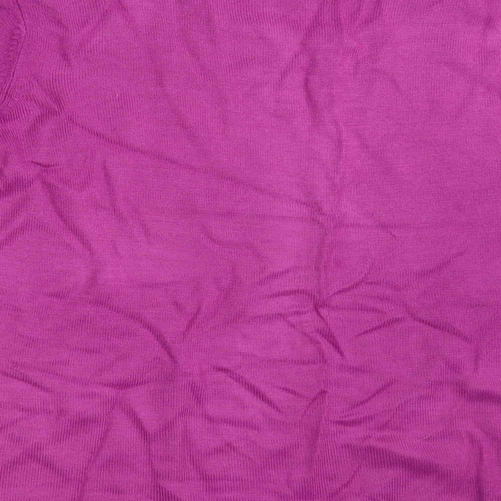 BM Collection Womens Purple   Pullover Jumper Size L