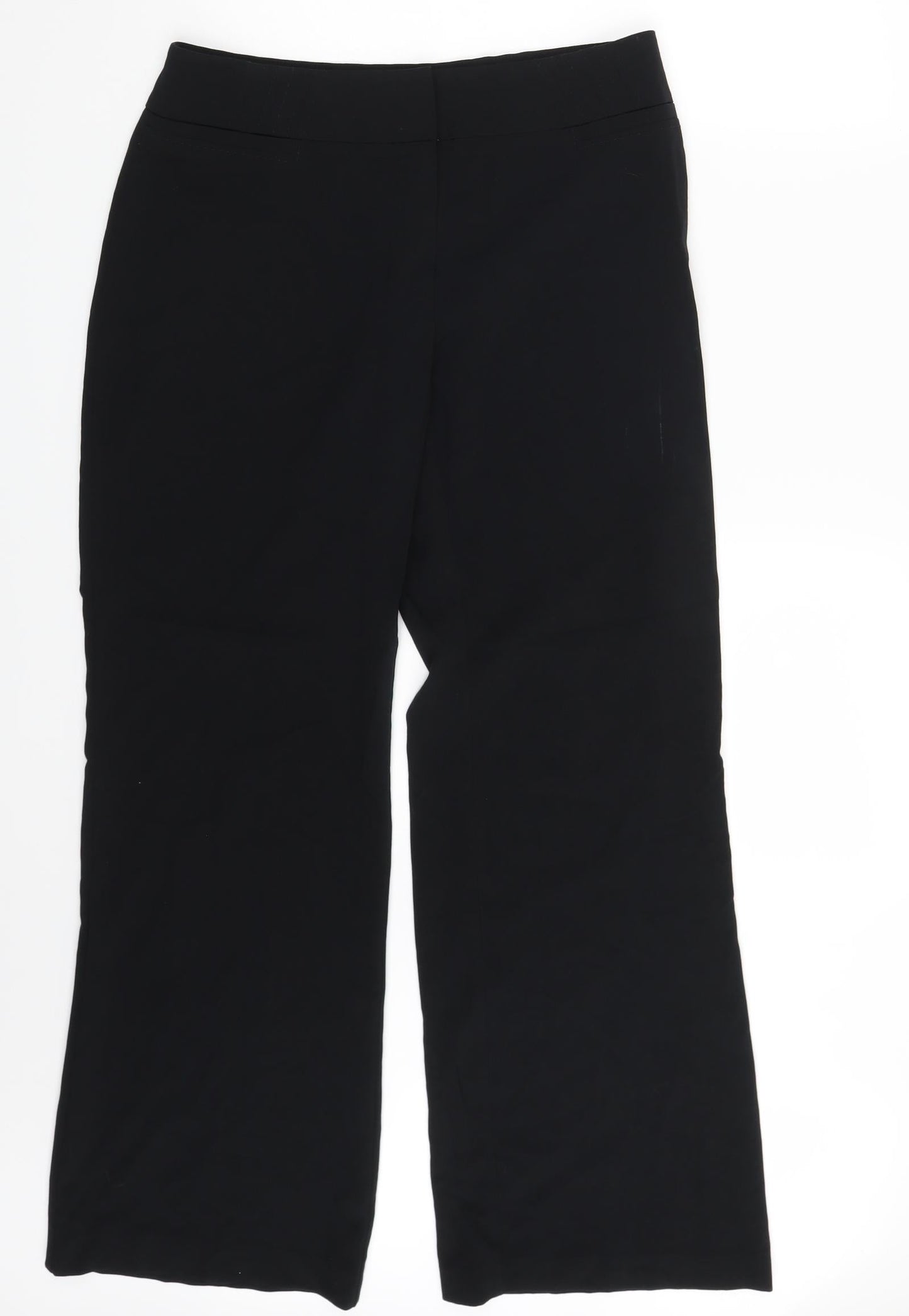 M&S Womens Black   Dress Pants Trousers Size 12 L29 in