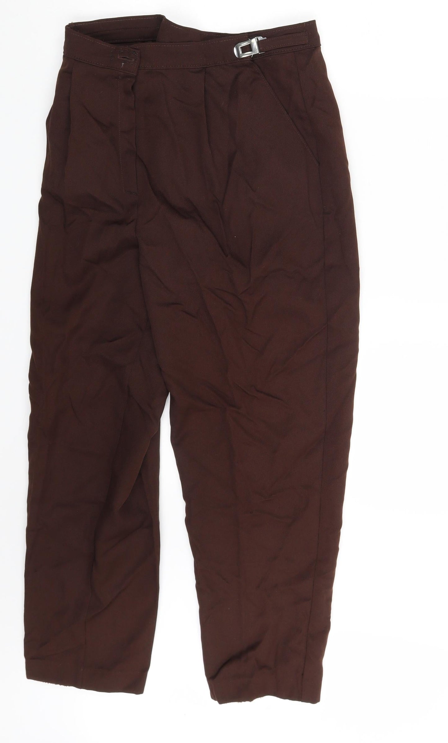 Slimma   Womens Brown   Dress Pants Trousers Size 12 L25 in