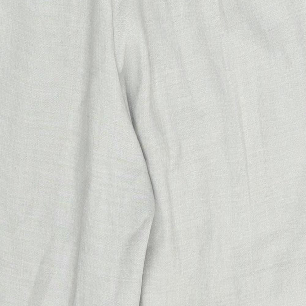 M&S Womens Green   Chino Trousers Size 12 L26 in