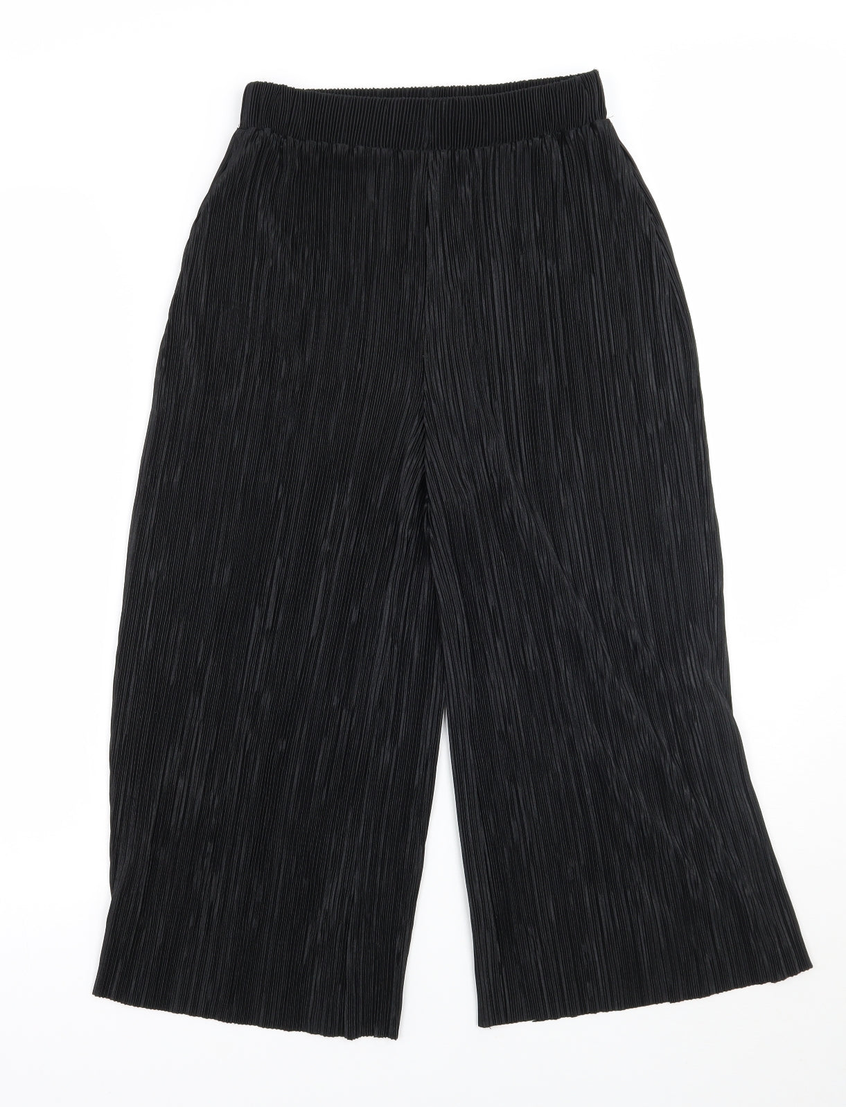 Zara Womens Black   Capri Trousers Size XS L24 in