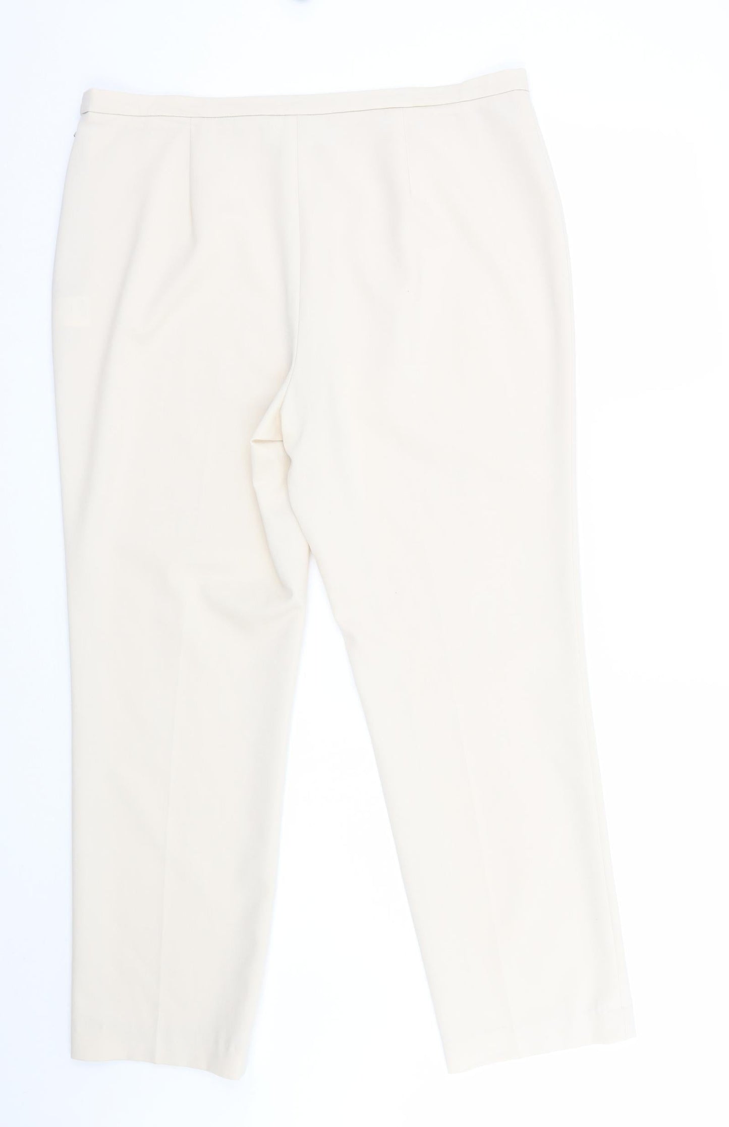 Artigiano Womens Beige   Trousers  Size 16 L28 in