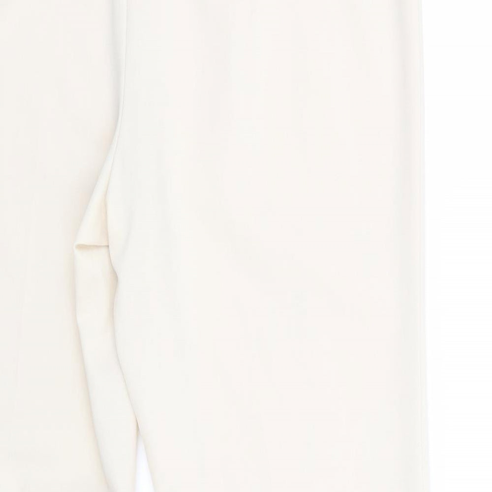 Artigiano Womens Beige   Trousers  Size 16 L28 in