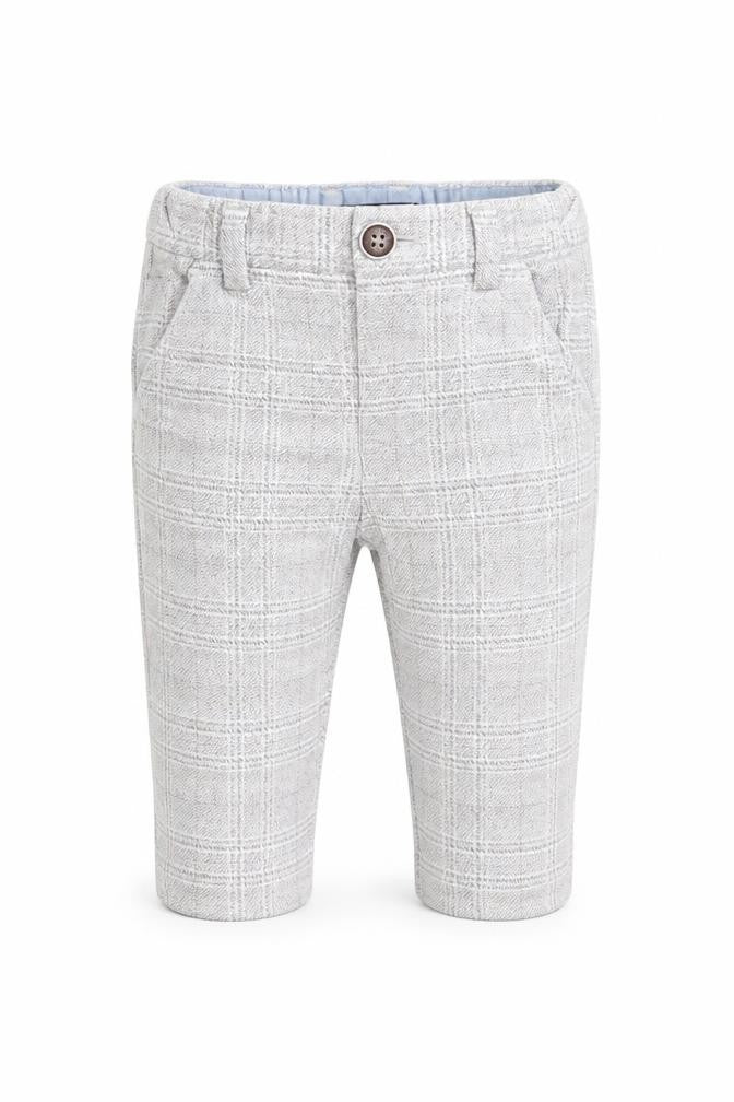 Front view of Next Baby Grey Capri Trousers, size 6-9, Months