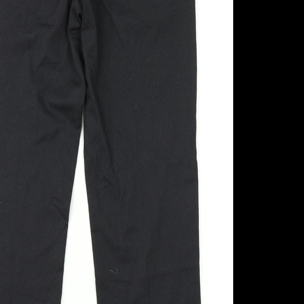 Burton Mens Blue Striped  Dress Pants Trousers Size 32 in L26 in