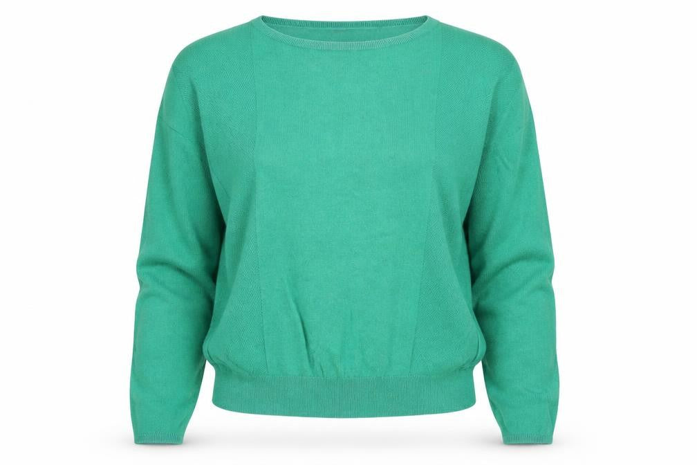Topshop Womens Green  Knit Pullover Jumper Size 8