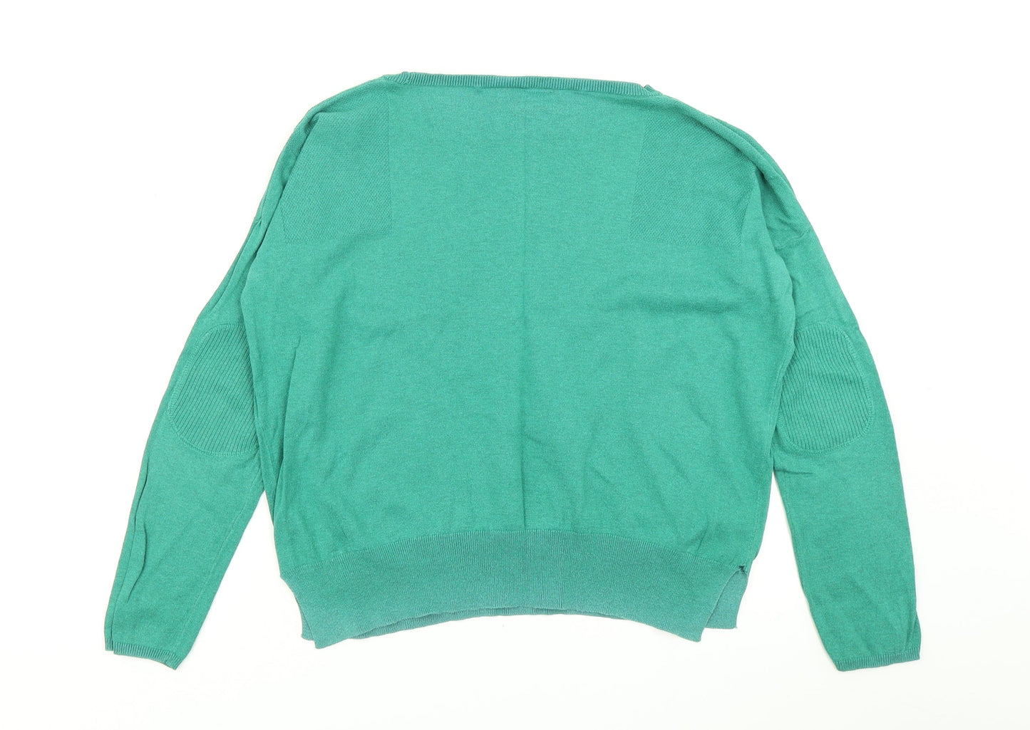 Topshop Womens Green  Knit Pullover Jumper Size 8