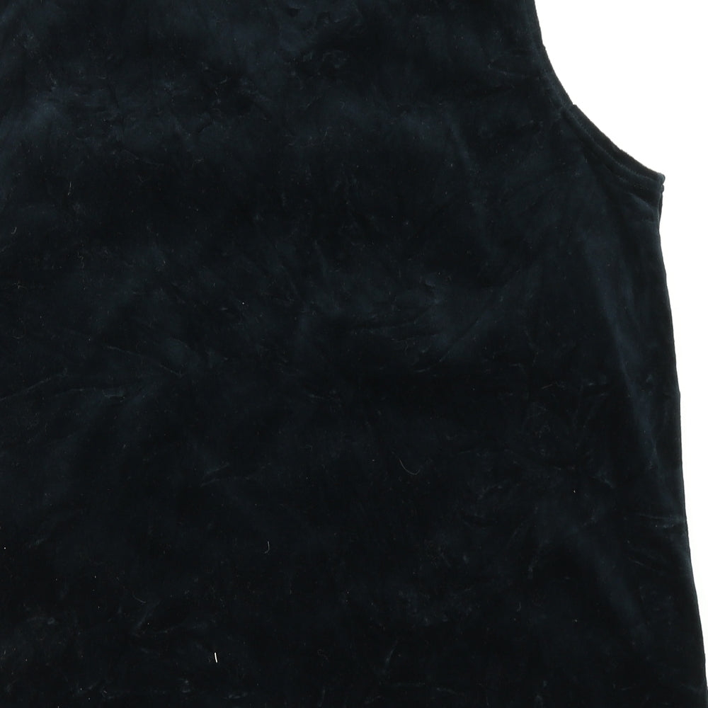 TCM Womens Blue  Velour Basic Tank Size 16