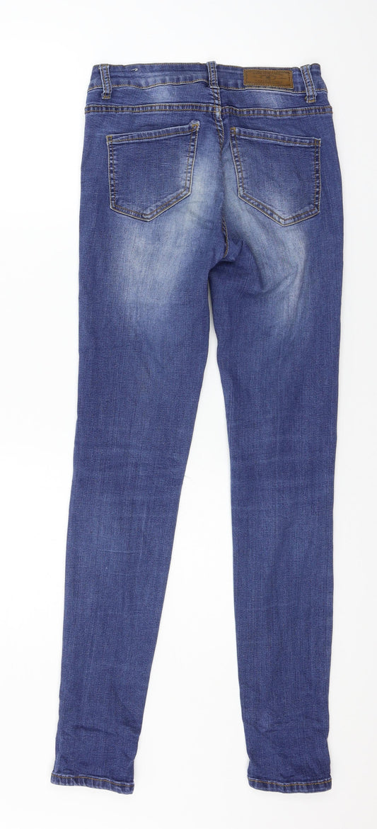 Amisu Womens Blue  Denim Skinny Jeans Size 28 in L30 in