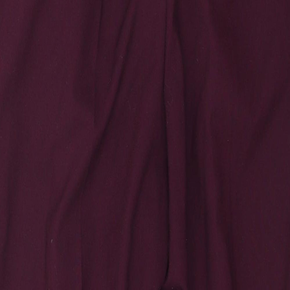 New Look Womens Purple   Trousers  Size 8 L25 in