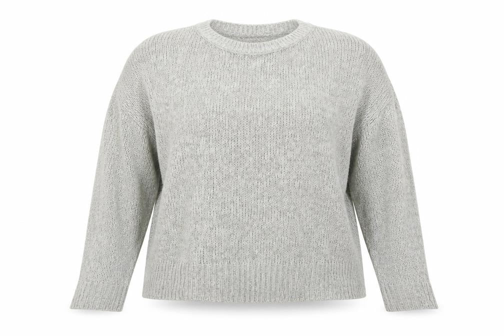 New Look Womens Grey  Knit Pullover Jumper Size M