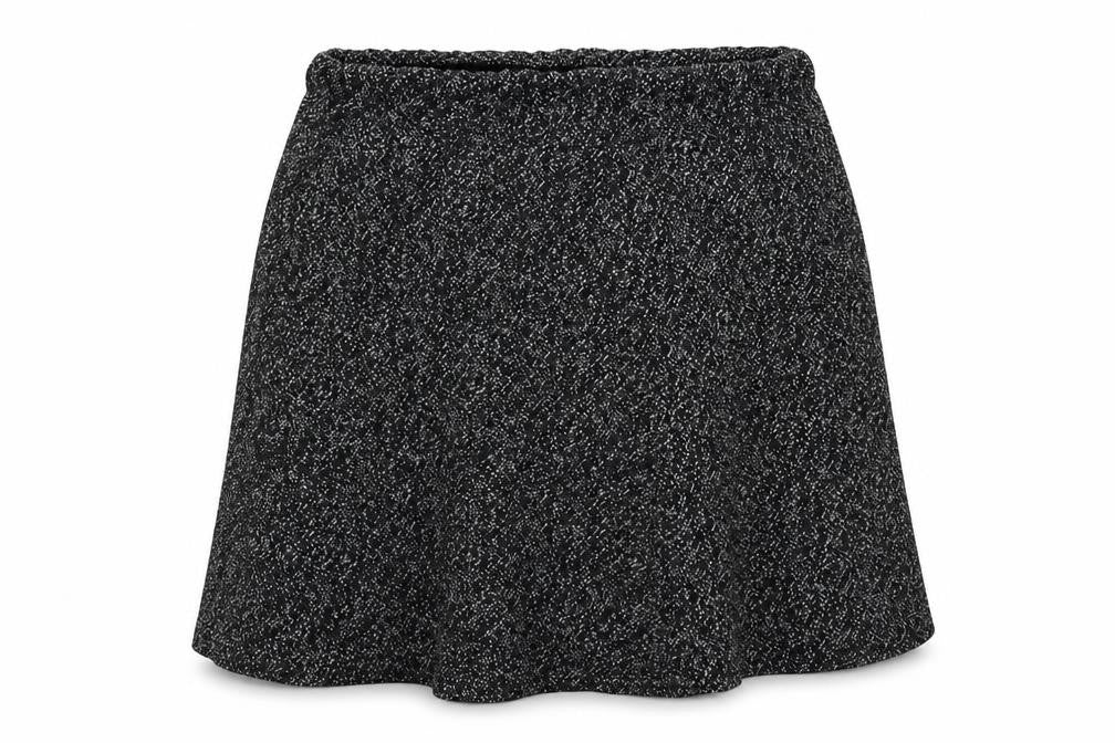 Amber Womens Grey  Knit Flare Skirt Size 18