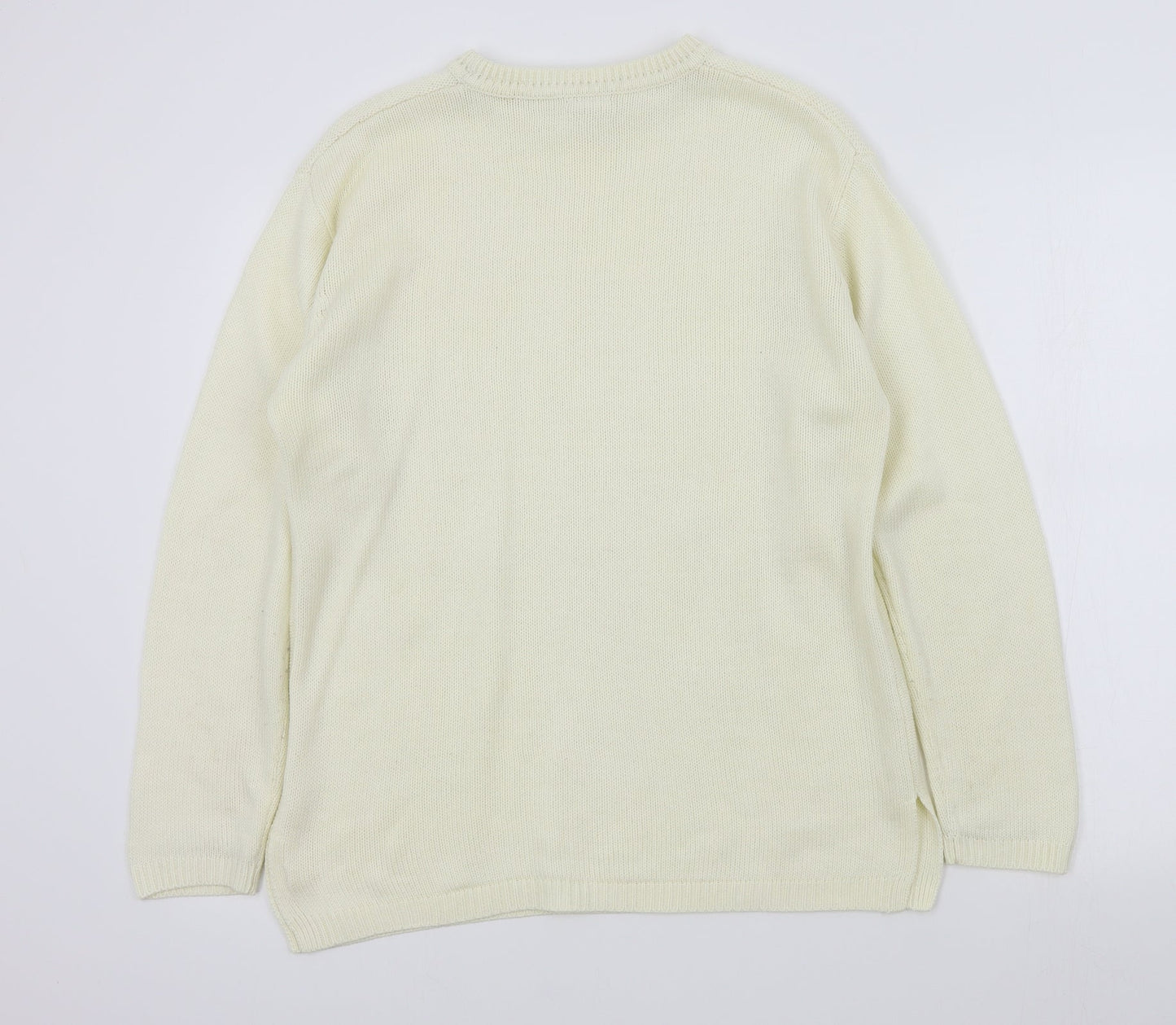 Preworn Womens Beige   Pullover Jumper Size 12
