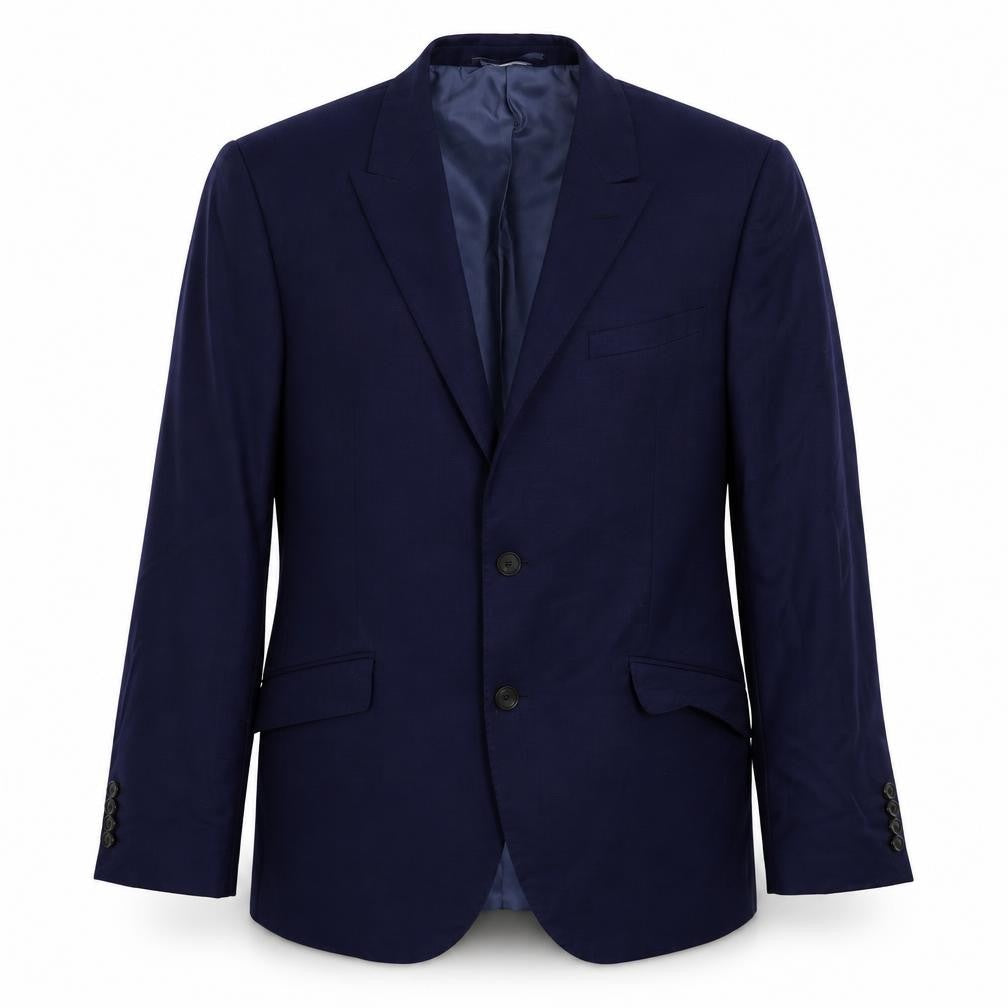 M&S Mens Blue   Jacket Suit Jacket Size 40