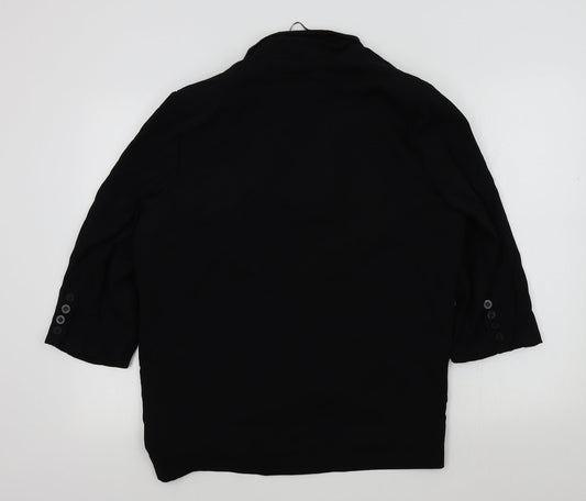 Dorothy Perkins Womens Black Colourblock  Jacket Blazer Size 16