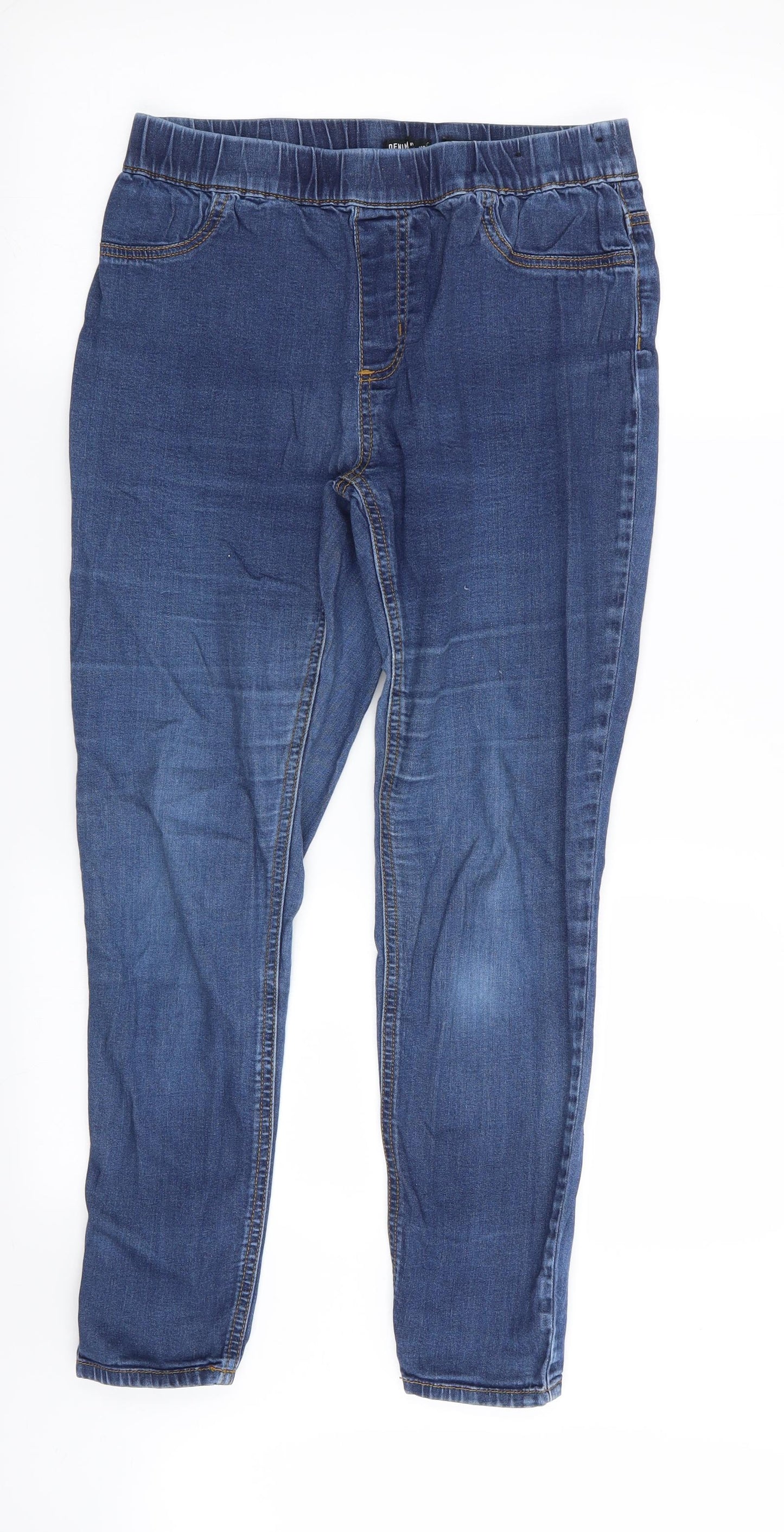denim and co Womens Blue   Jegging Leggings Size 10 L27 in - Stretch waistband