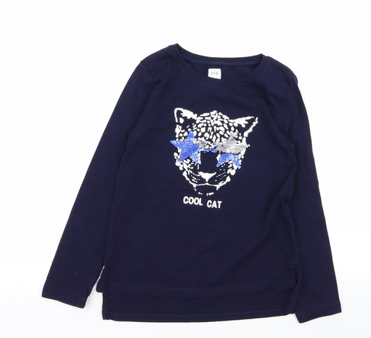 Gap Girls Blue   Basic T-Shirt Size S