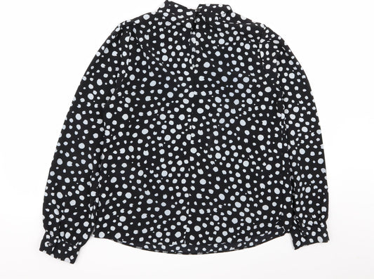 by very Womens Multicoloured Polka Dot  Basic Blouse Size 10