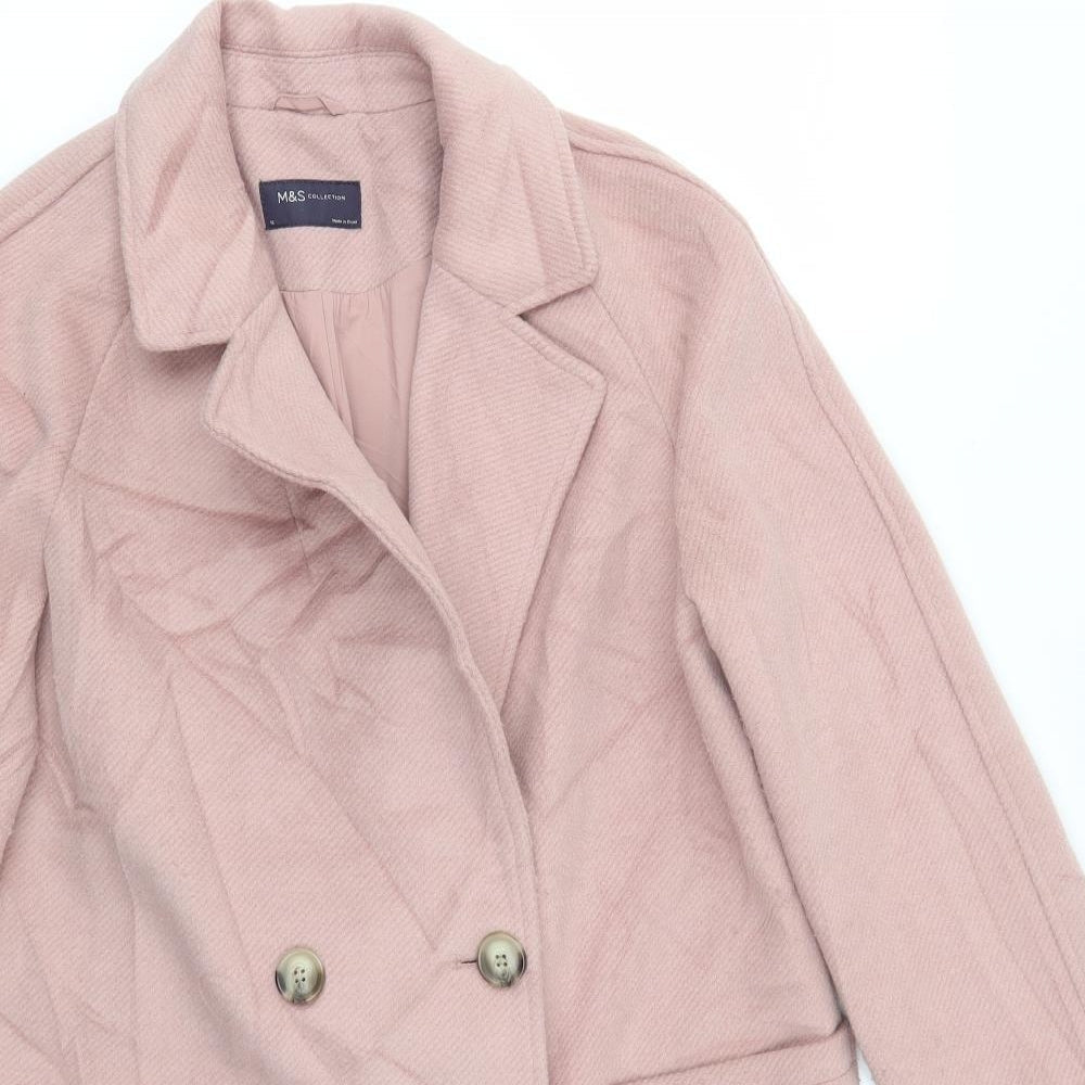 Womens Pink   Jacket Coat Size 12