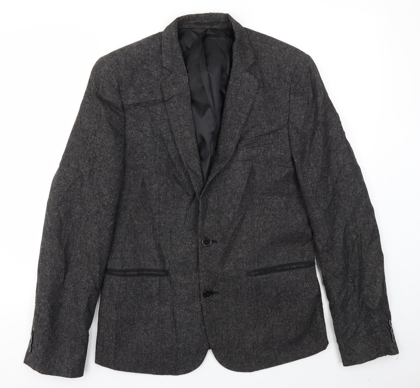 Burton menswear Mens Grey   Jacket Blazer Size S