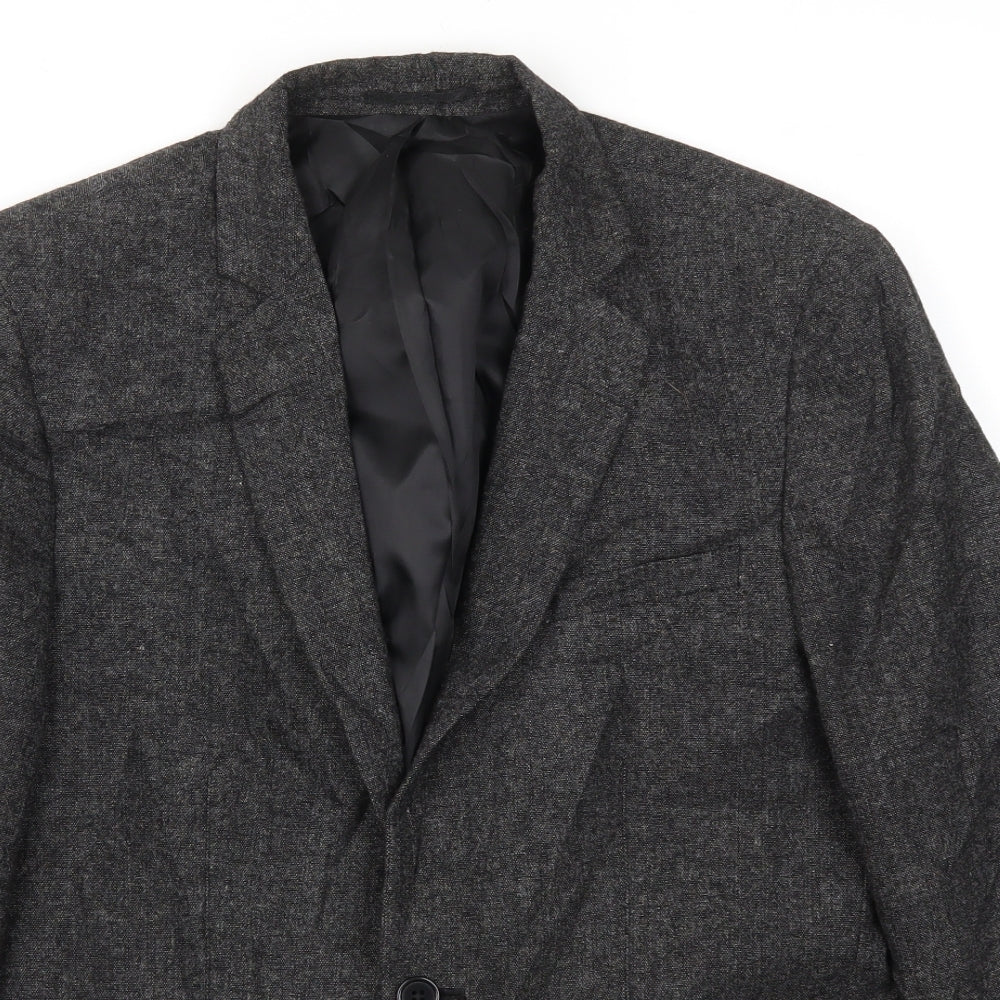 Burton menswear Mens Grey   Jacket Blazer Size S
