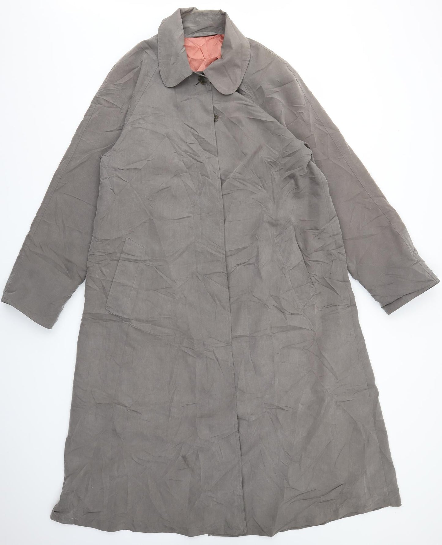 Preworn Womens Grey   Jacket Coat Size 12