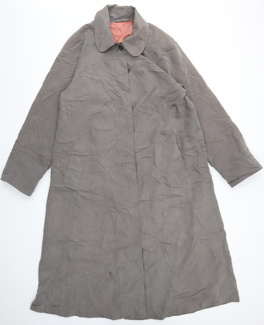 Preworn Womens Grey   Jacket Coat Size 12