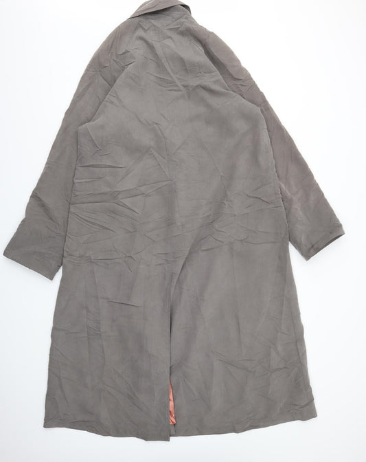 Preworn Womens Grey   Jacket Coat Size 12