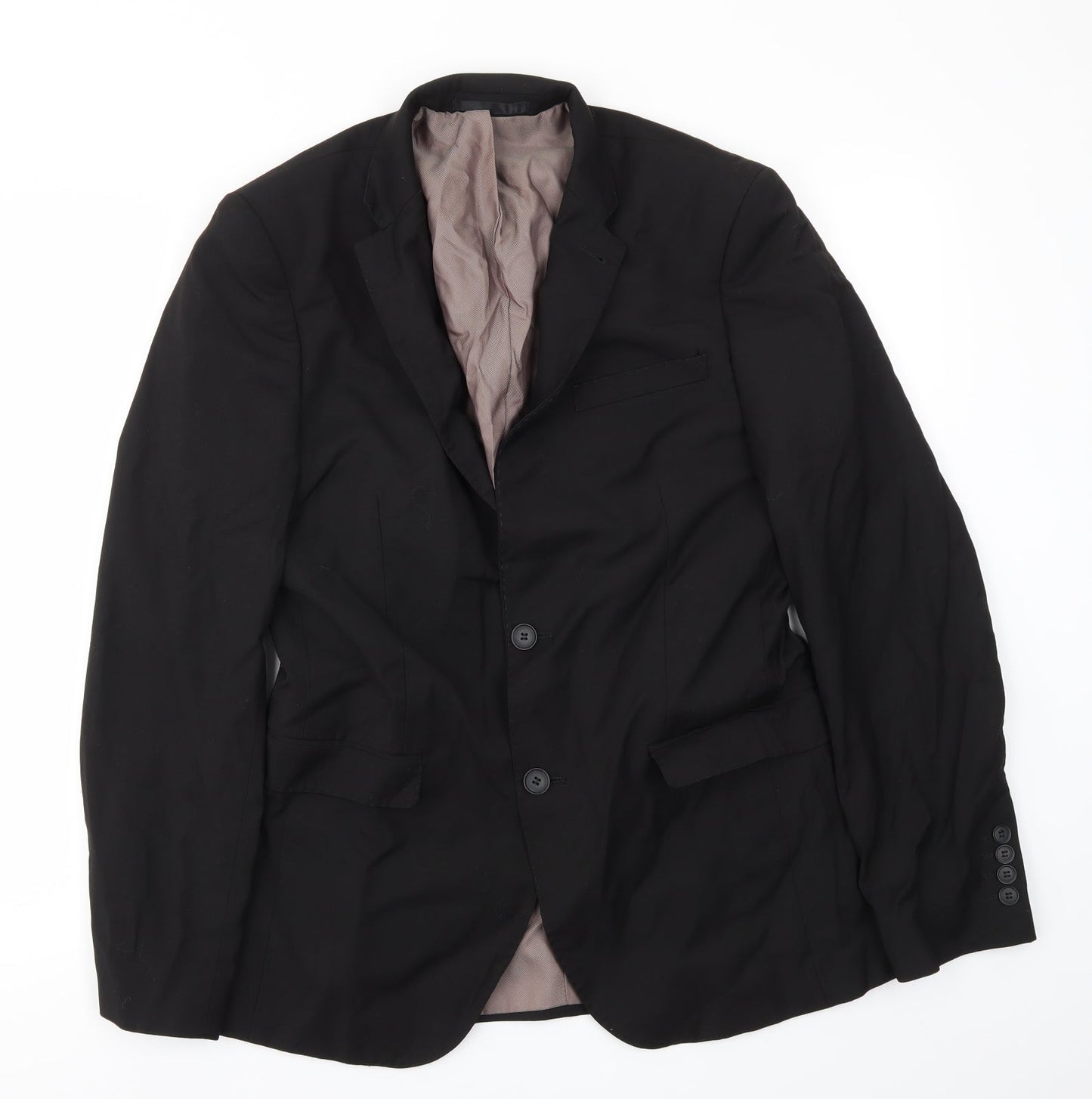 Cedar Wood State Mens Black   Jacket Blazer Size 38